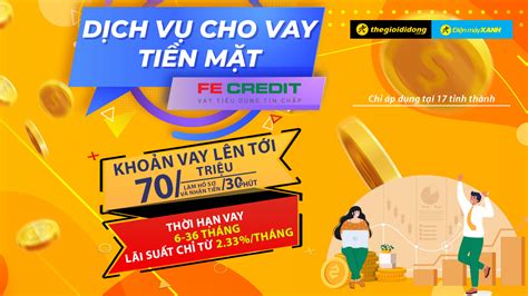 vay tiền mặt fe credit.